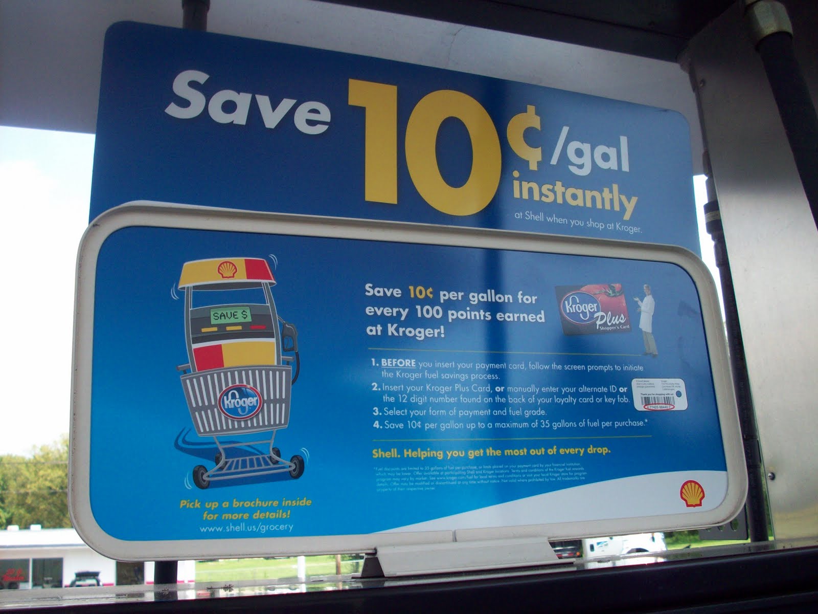 Craving Savings Using your Kroger Fuel discount at Shell