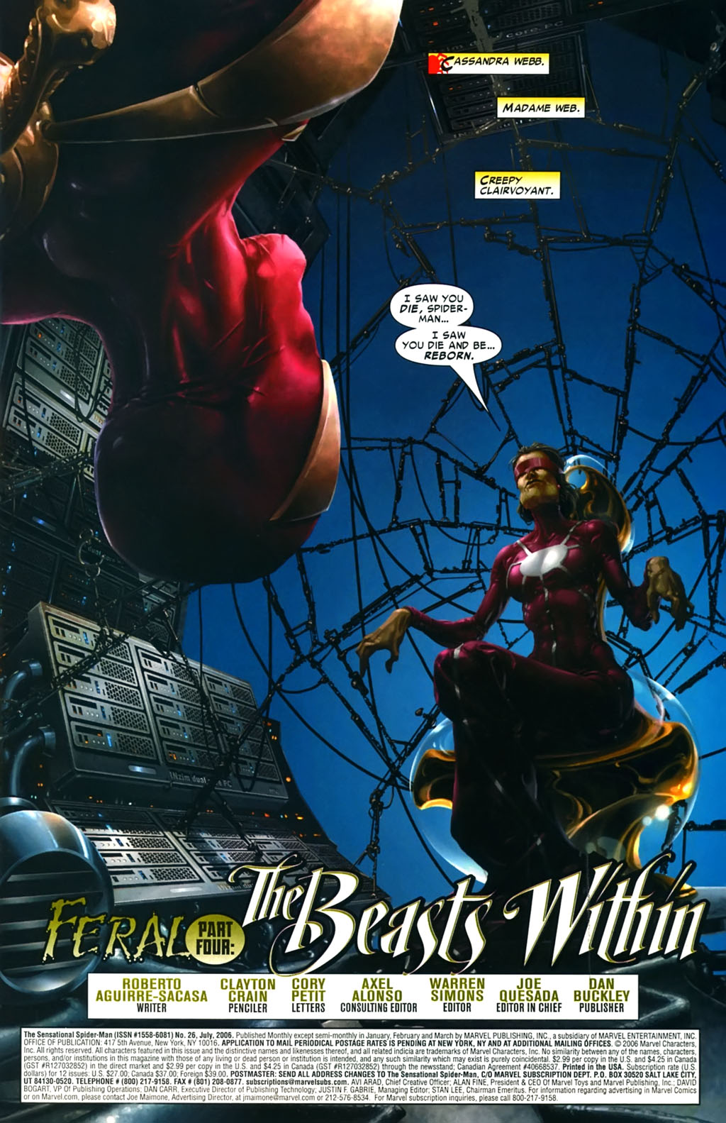 Read online The Sensational Spider-Man (2006) comic -  Issue #26 - 2