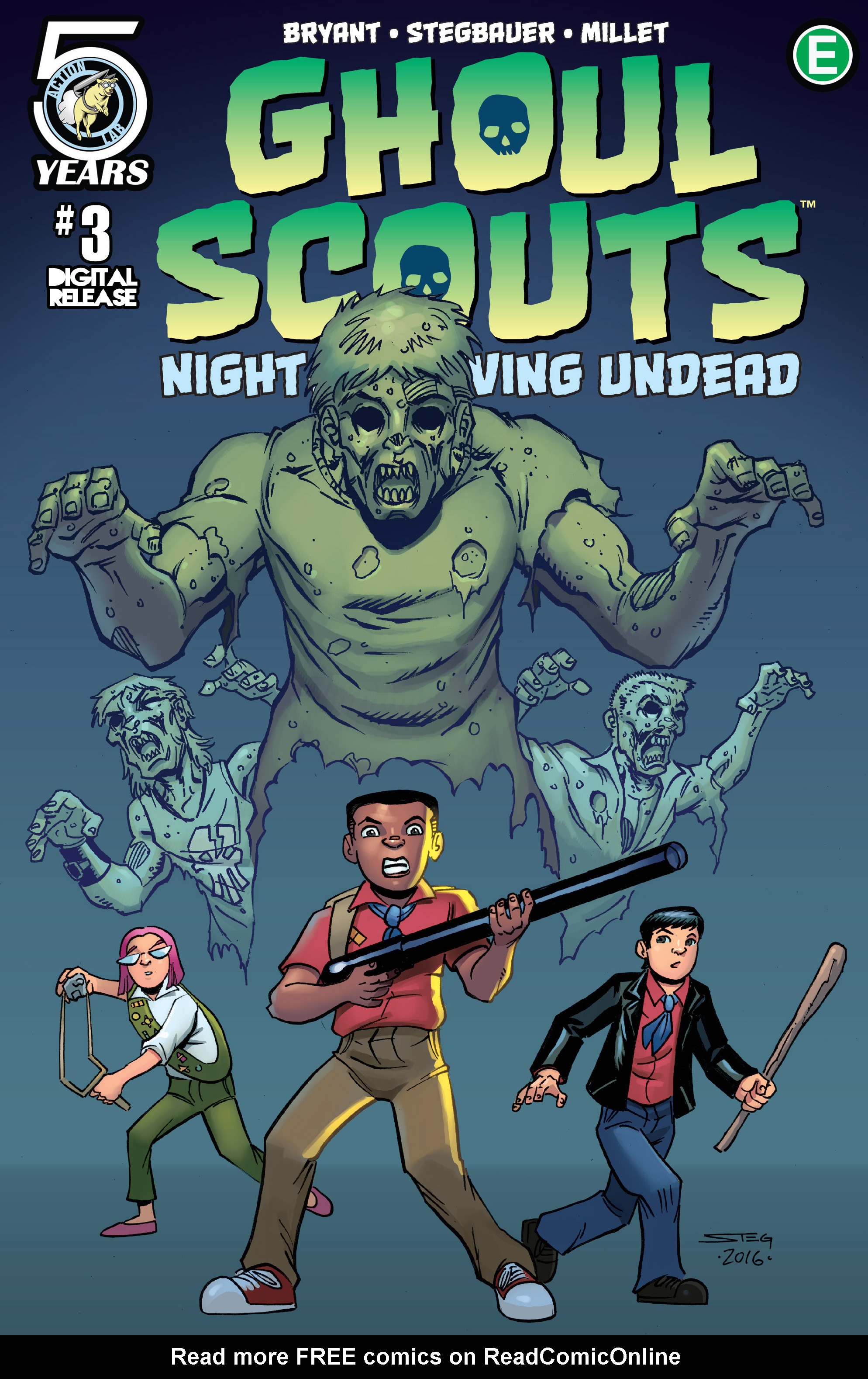 Read online Ghoul Scouts: Night of the Unliving Undead comic -  Issue #3 - 1