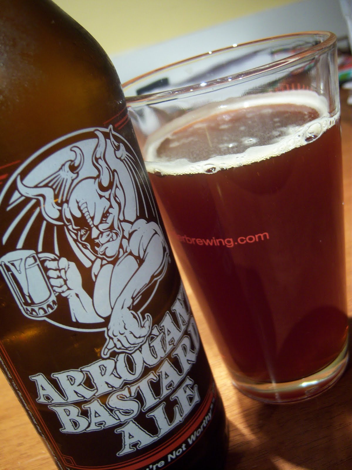 what we're drinking: 272. Stone Arrogant Bastard Ale