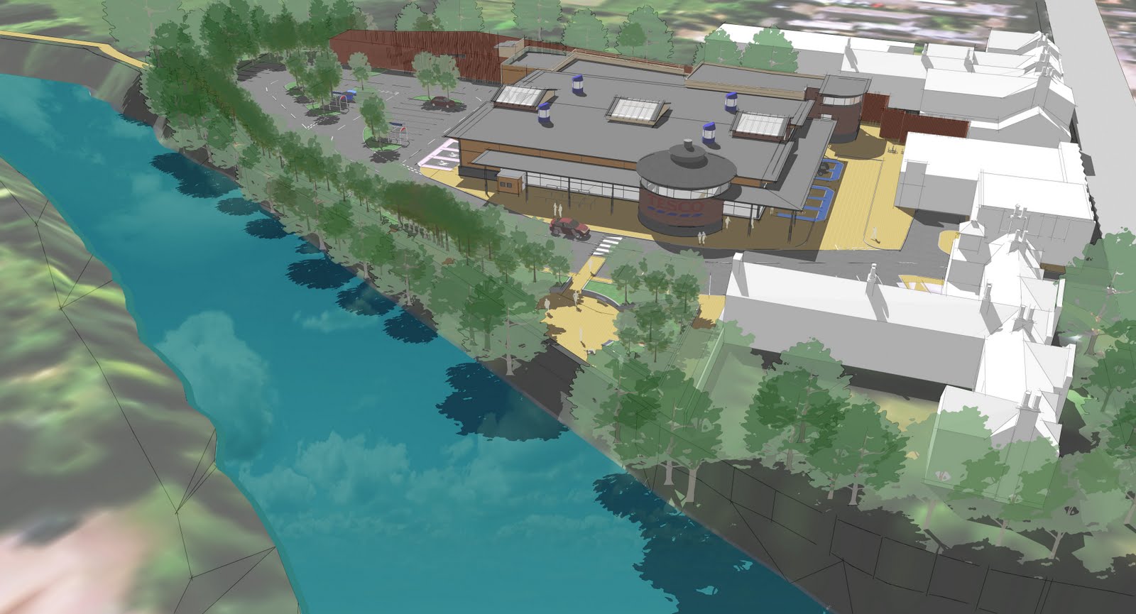 Tenbury Wells Tenbury Blog Tesco unveil their new plan for Tenbury.