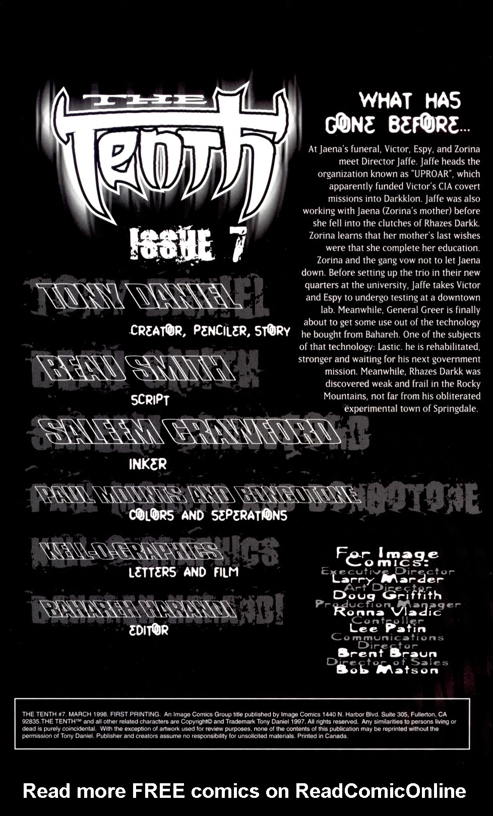 Read online The Tenth [II] comic -  Issue #7 - 2