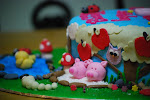Tessa's Barnyard Animals Cake