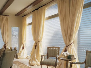 Colores para Decorar: Cortinas para salones en función del color de las