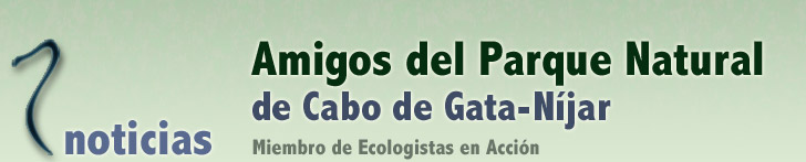 Noticias Amigos del Parque Natural de Cabo de Gata