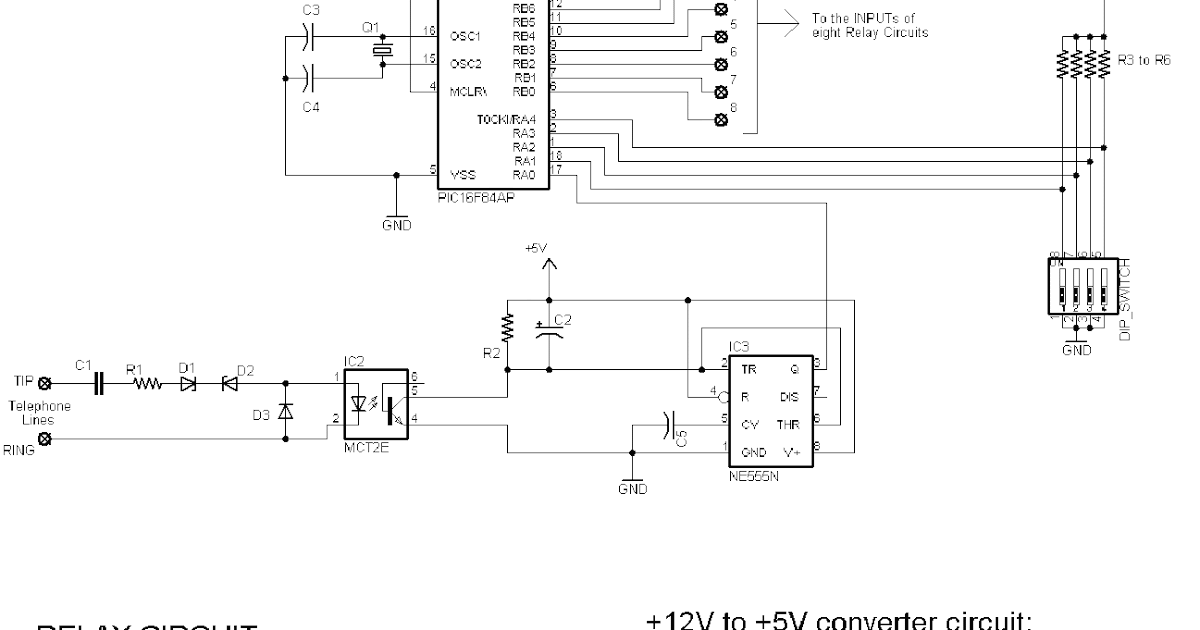 Free Microcontroller and Interface Programming: Telephone Operated ...