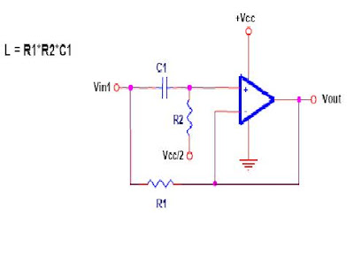 Free Schematic Diagram: Simulated Inductor Circuit