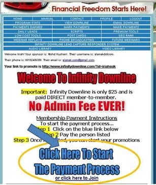 how to join infinity downline how to join infinity downline