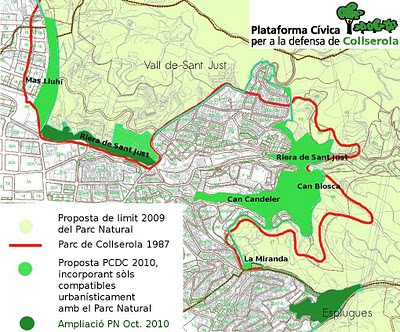 Cal ampliar els lmits de Collserola