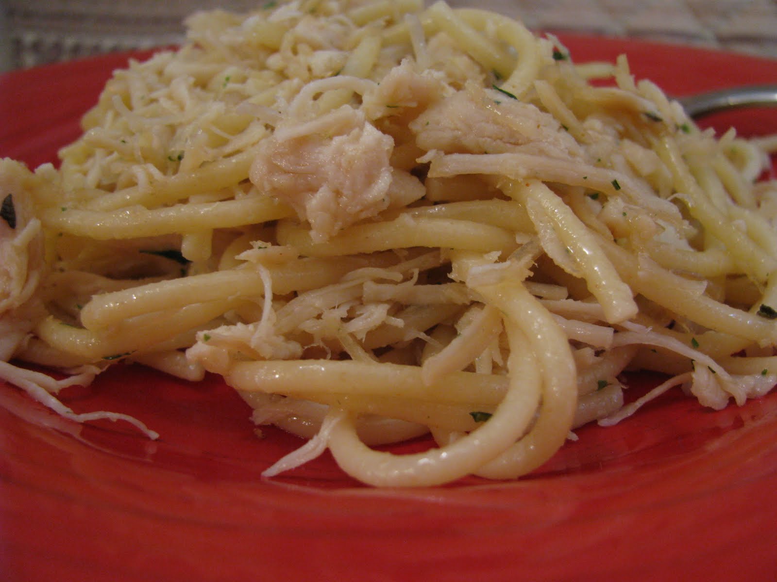 Sweet Tooth... Garlic Parsley Spaghetti