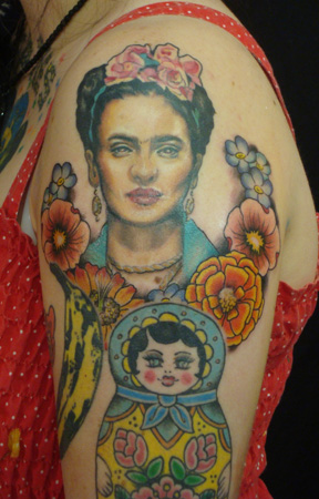 Frida Kahlo Franko Anglas Arcangel Tattoo Necesito