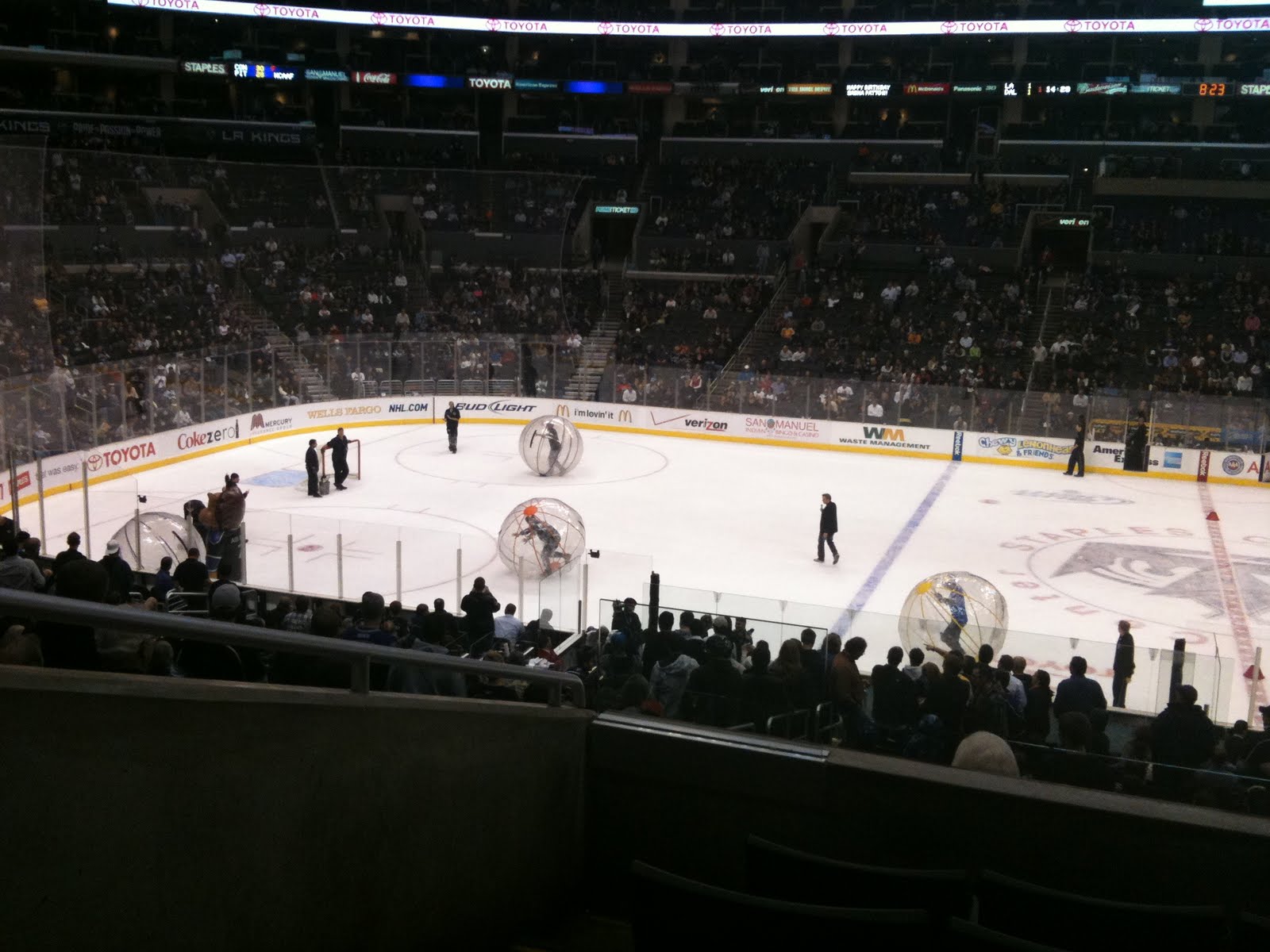 One New Thing Daily LA Kings game center court Staples Center