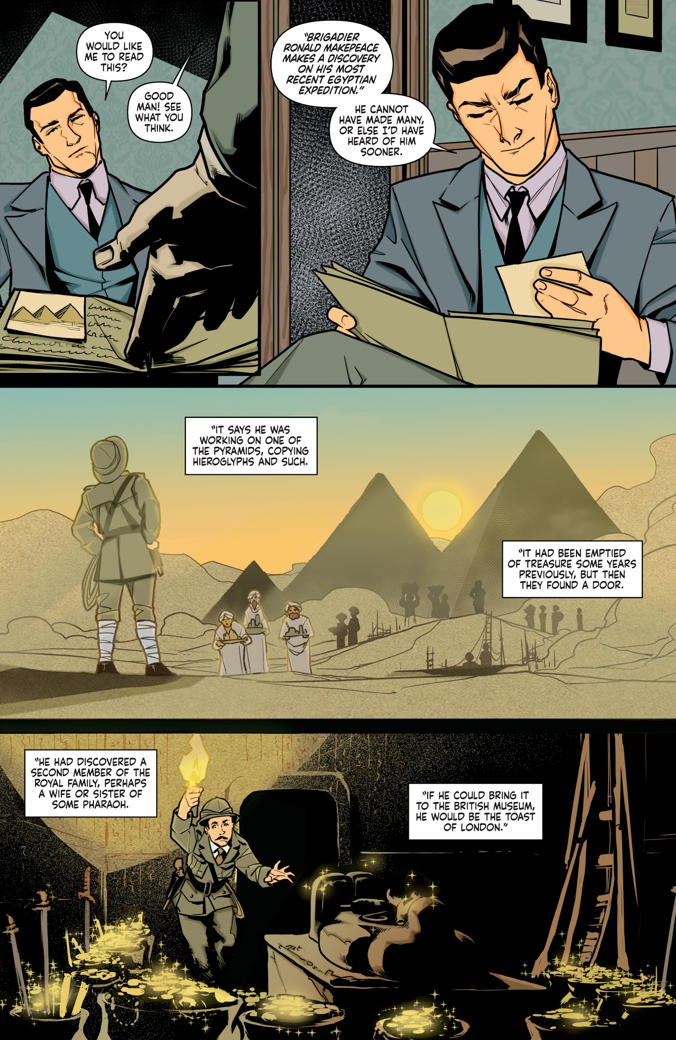 Read online Sherlock Holmes: The Vanishing Man comic -  Issue #1 - 19