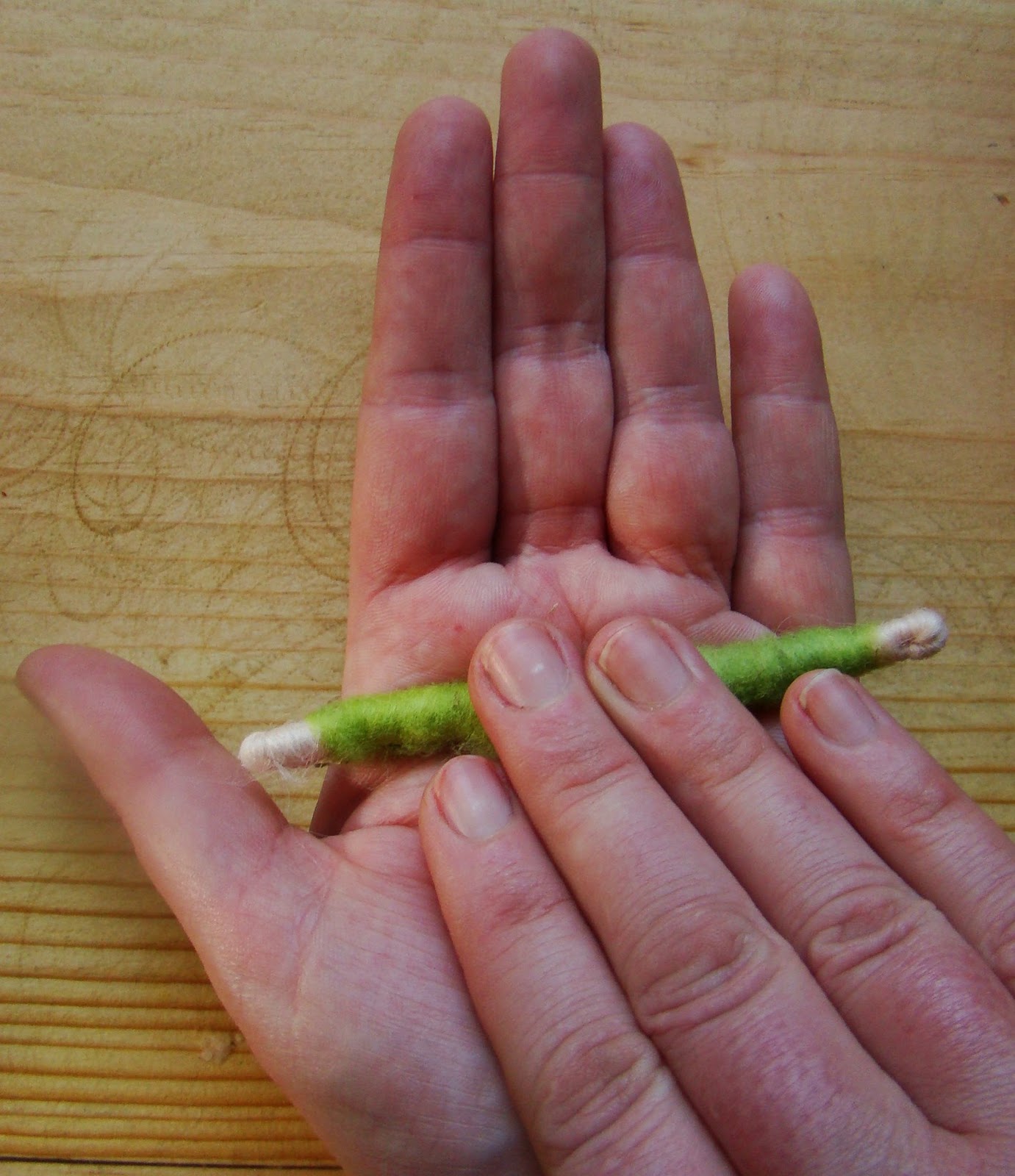 Nwrap It And Start Again With A Smaller Amount Of Wool It S Always Better To Work With Less W Needle Felting Projects Needle Felting Tutorials Needle Felting