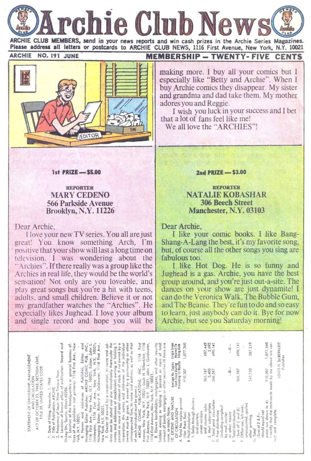 Read online Archie (1960) comic -  Issue #191 - 10