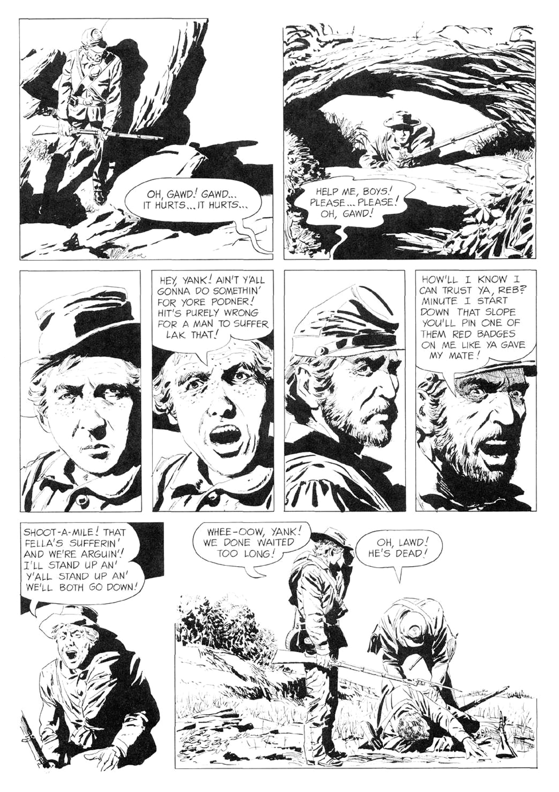 Read online Blazing Combat comic -  Issue #1 - 13