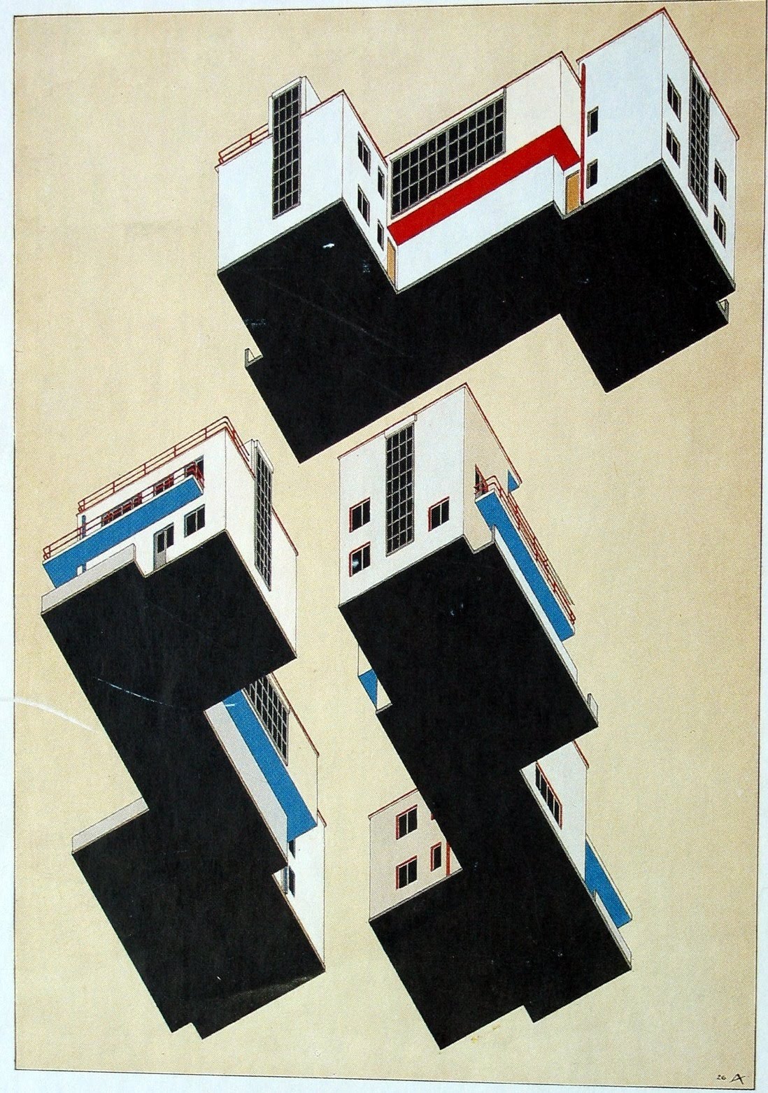 Bird's Eye View Bauhaus is Our House