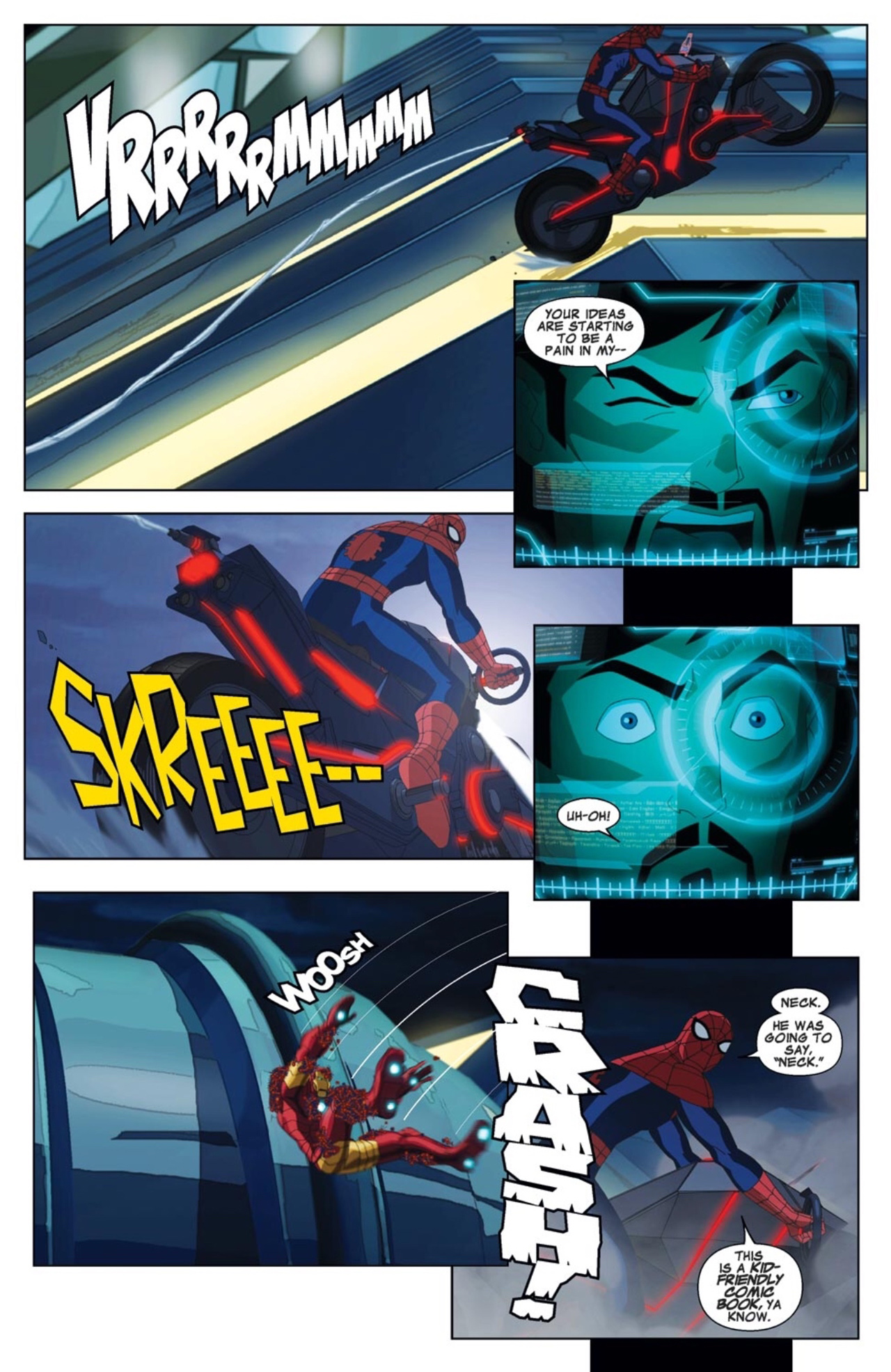 Read online Marvel Universe Ultimate Spider-Man: Web Warriors comic -  Issue #3 - 10