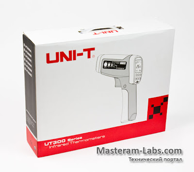 Упаковка профессионального инфракрасного пирометра Uni-T UT305C