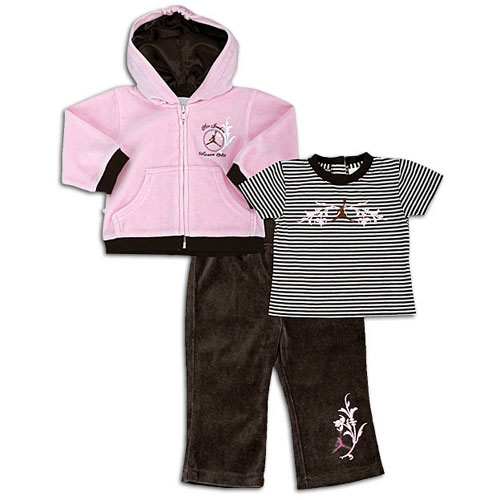 jordan baby girl set