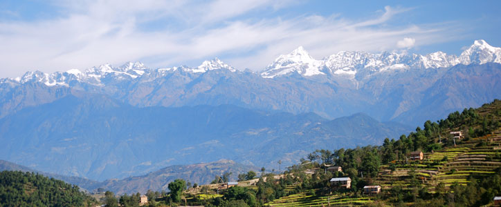 Mountain range in Nepal