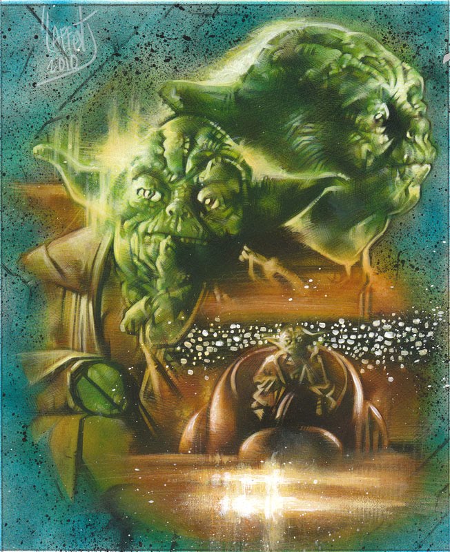 Yoda, Original Art by Jeff Lafferty