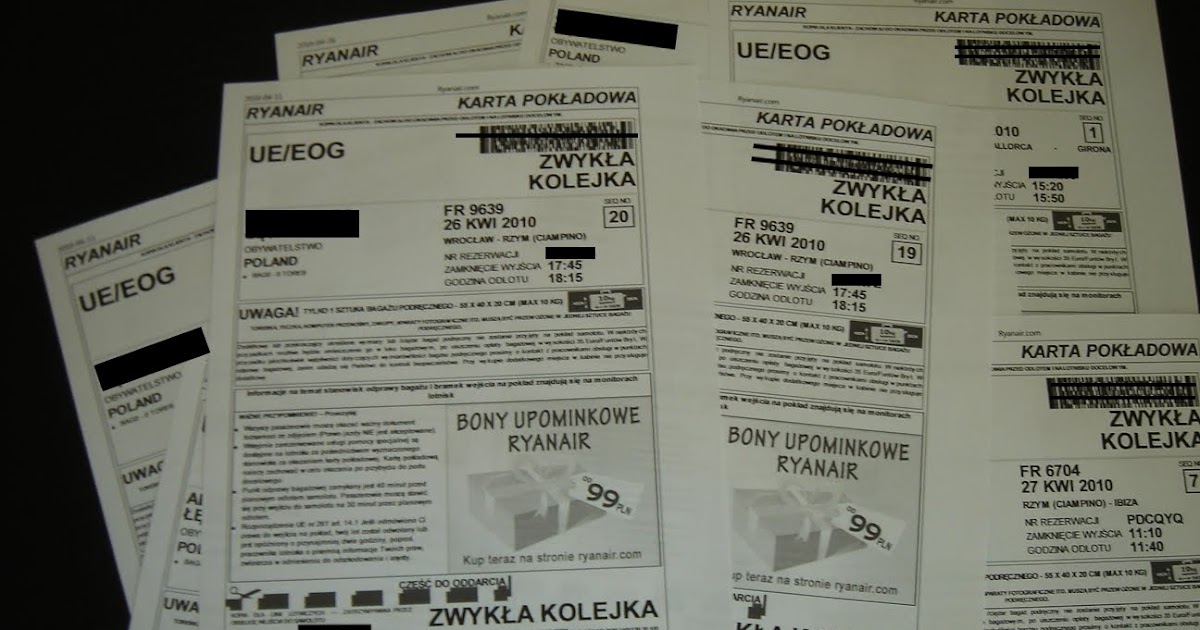 Tambylstwo Sztuka Taniego Latania Jak Przejsc Odprawe Internetowa W Ryanair
