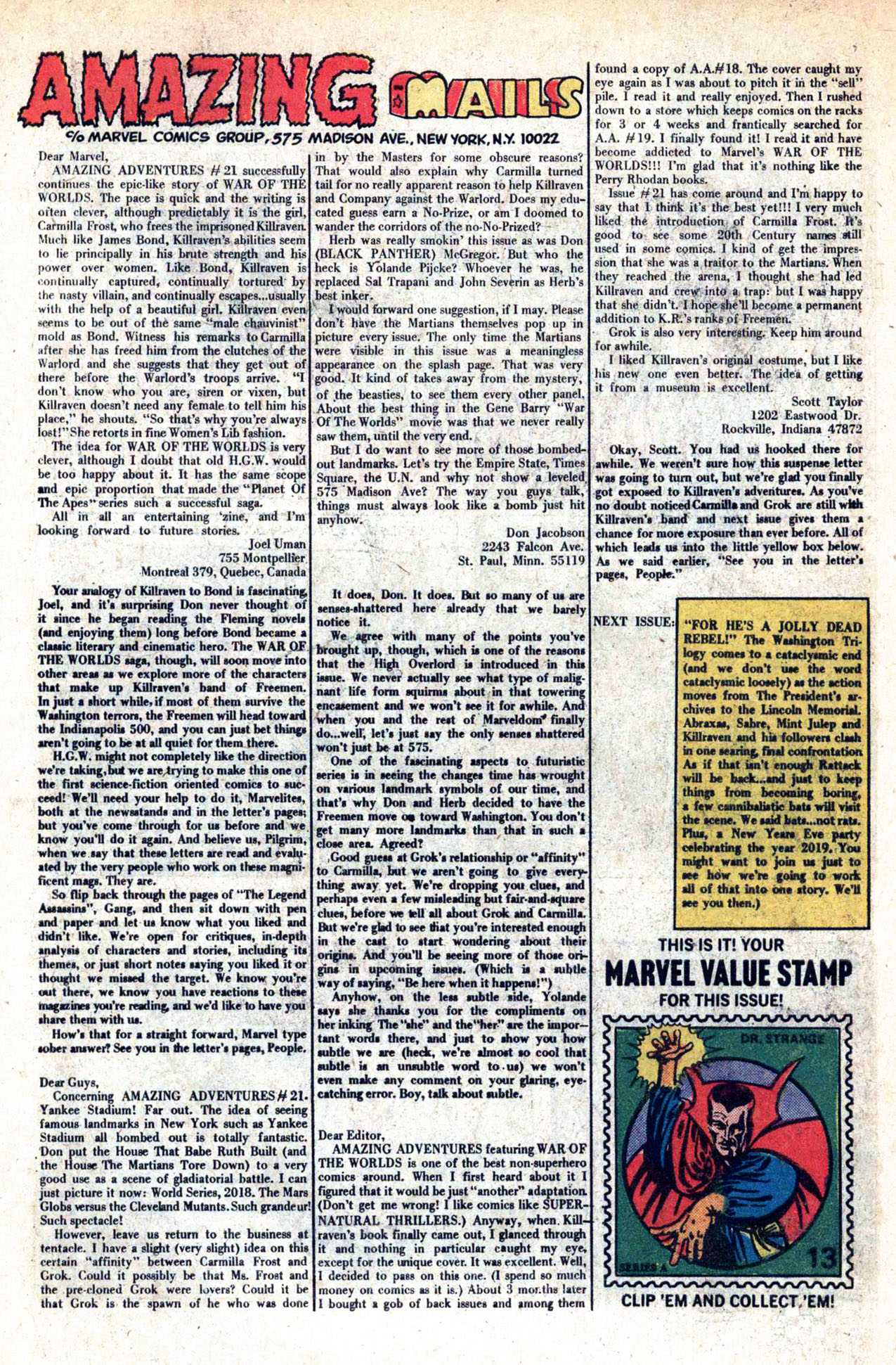 Read online Amazing Adventures (1970) comic -  Issue #23 - 33