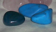 Turquezas y cuarzo azul