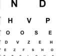 Esame della vista online degli occhi con la tavola oculistica e il test per il daltonismo