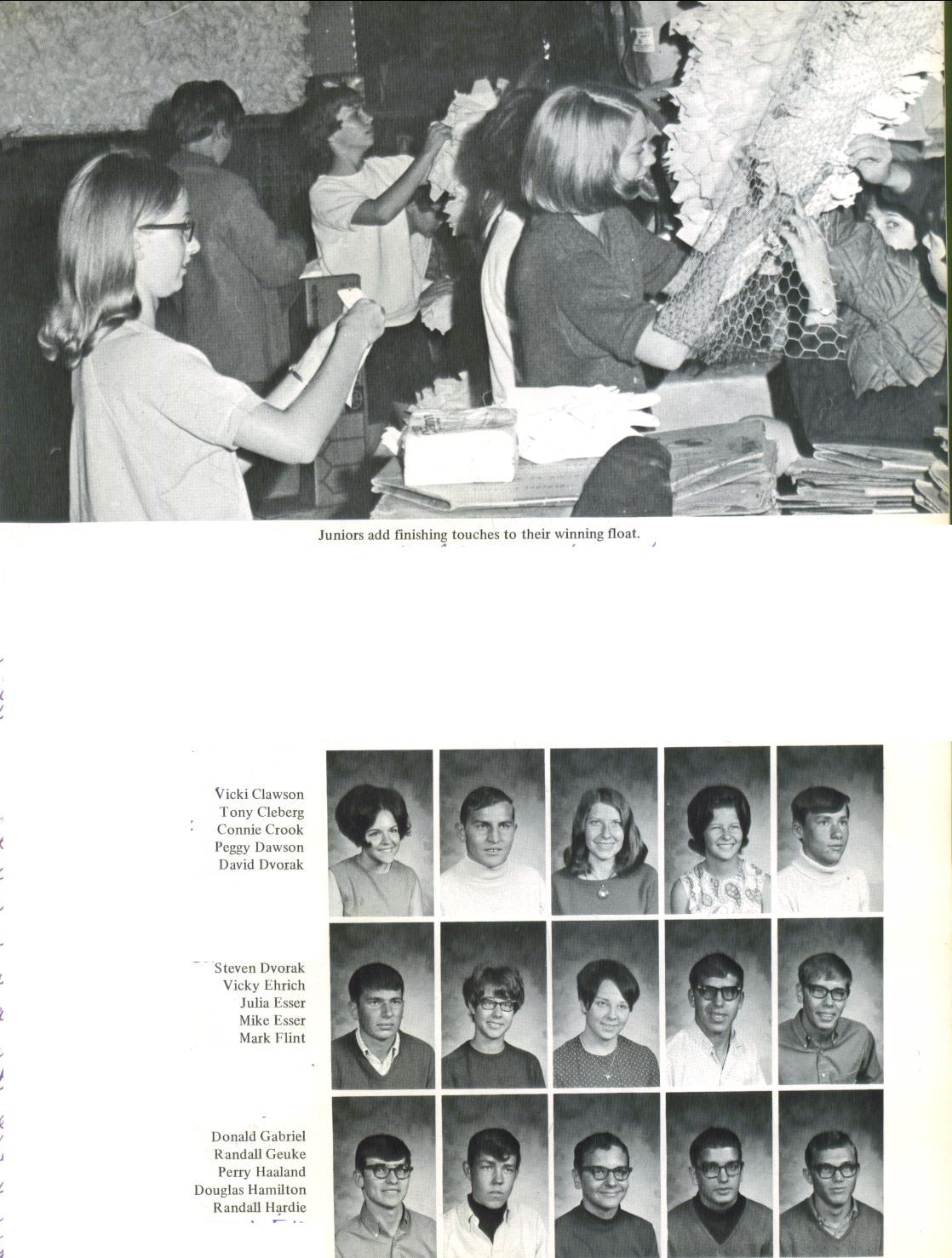 Redfield High School Class of 1970 40 Year Reunion Junior Annual, 1969
