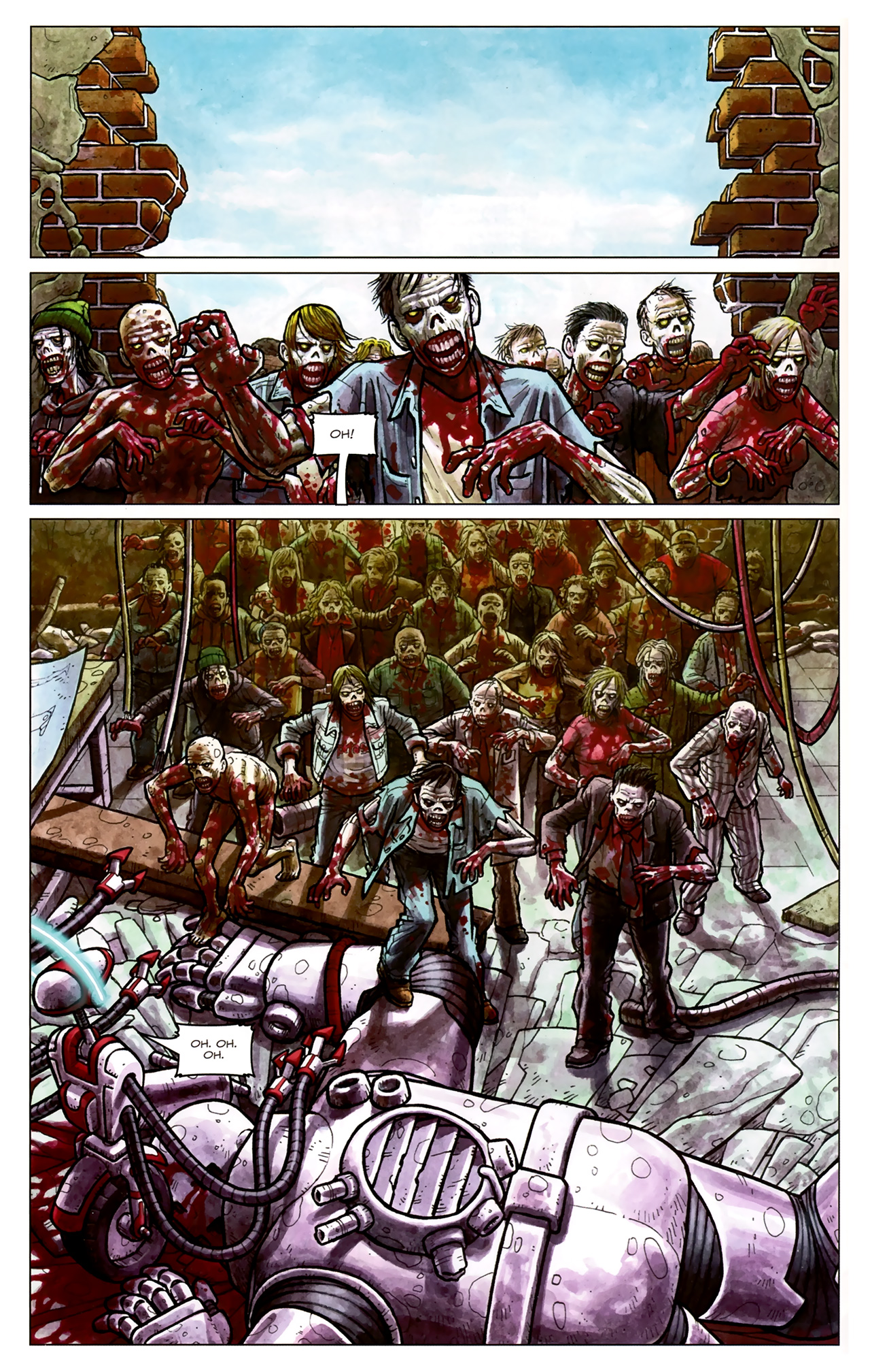 Read online Zombies vs. Robots Aventure comic -  Issue #4 - 11