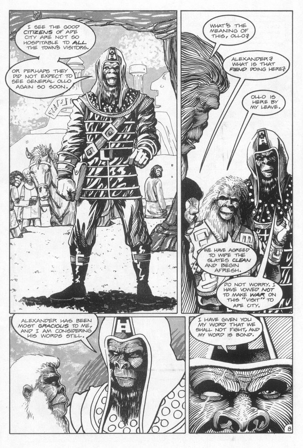 Read online Planet of the Apes (1990) comic -  Issue #12 - 10