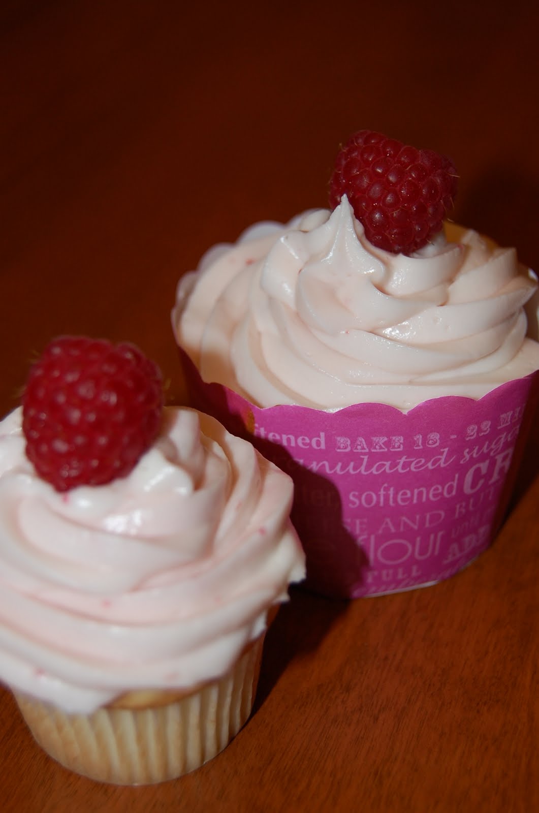 For the Love of Frosting: Raspberry Cream Cheese Cupcakes