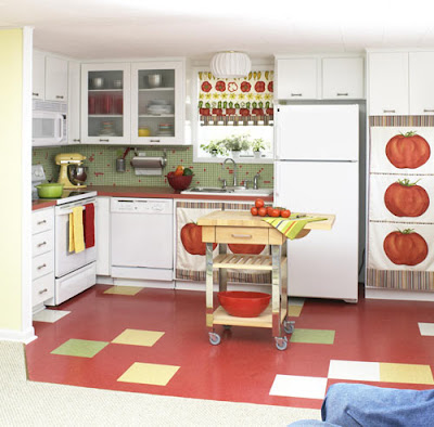 Site Blogspot  Ceramic Floor Tiles on Tile Backsplash  Multicolor Vinyl Floor Tiles  And A Tomato Red