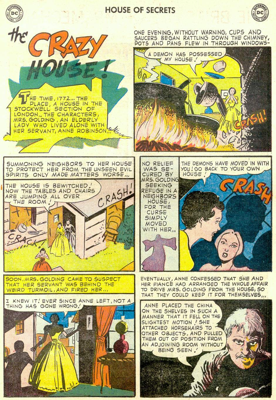 Read online House of Secrets (1956) comic -  Issue #23 - 23