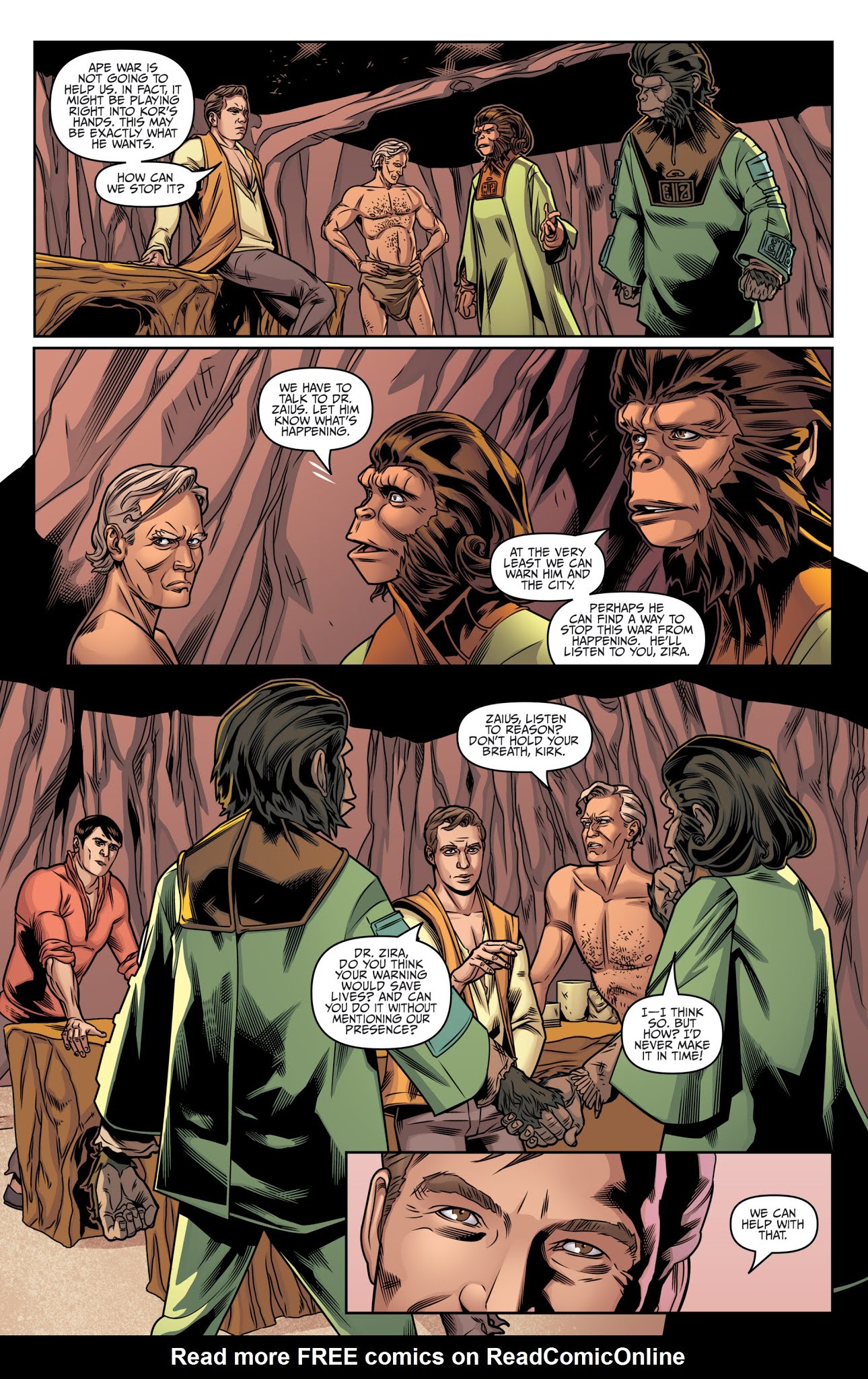 Read online Star Trek/Planet of the Apes: The Primate Directive comic -  Issue #4 - 9