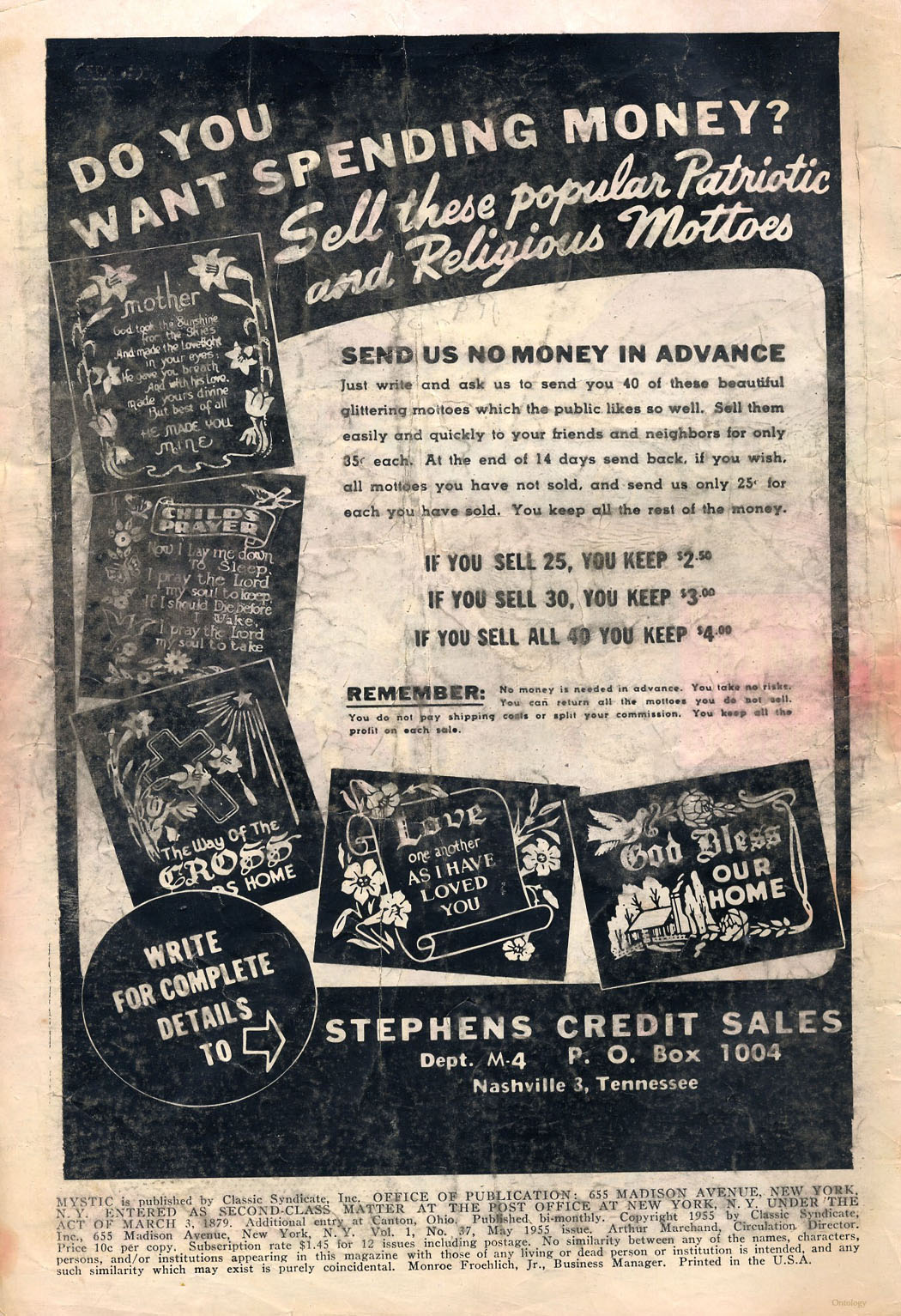 Read online Mystic (1951) comic -  Issue #37 - 2