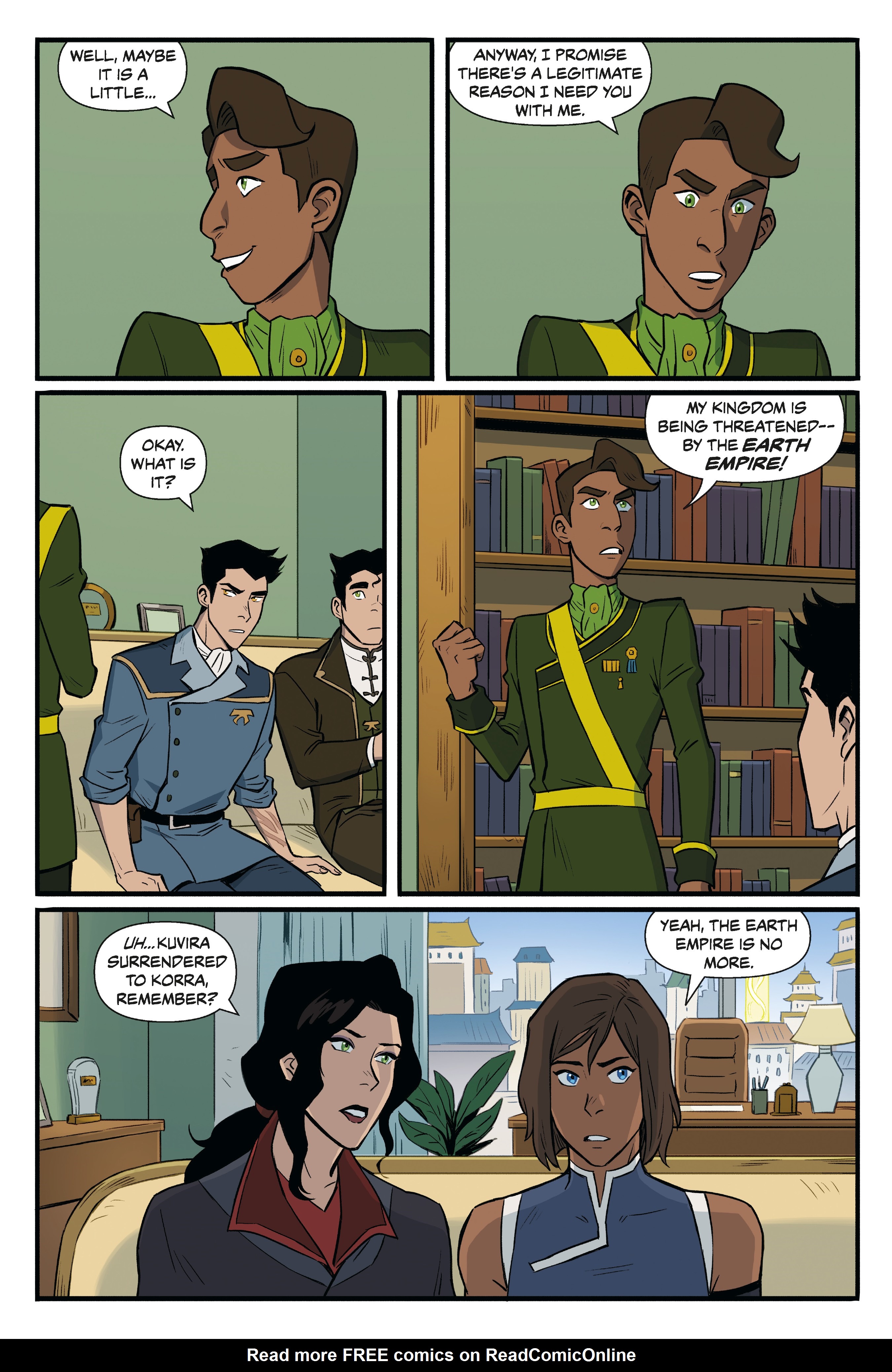 Read online Nickelodeon The Legend of Korra: Ruins of the Empire comic -  Issue # TPB 1 - 26