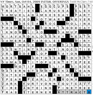 Rex Parker Does the NYT Crossword Puzzle: Bloomsday honoree SUNDAY