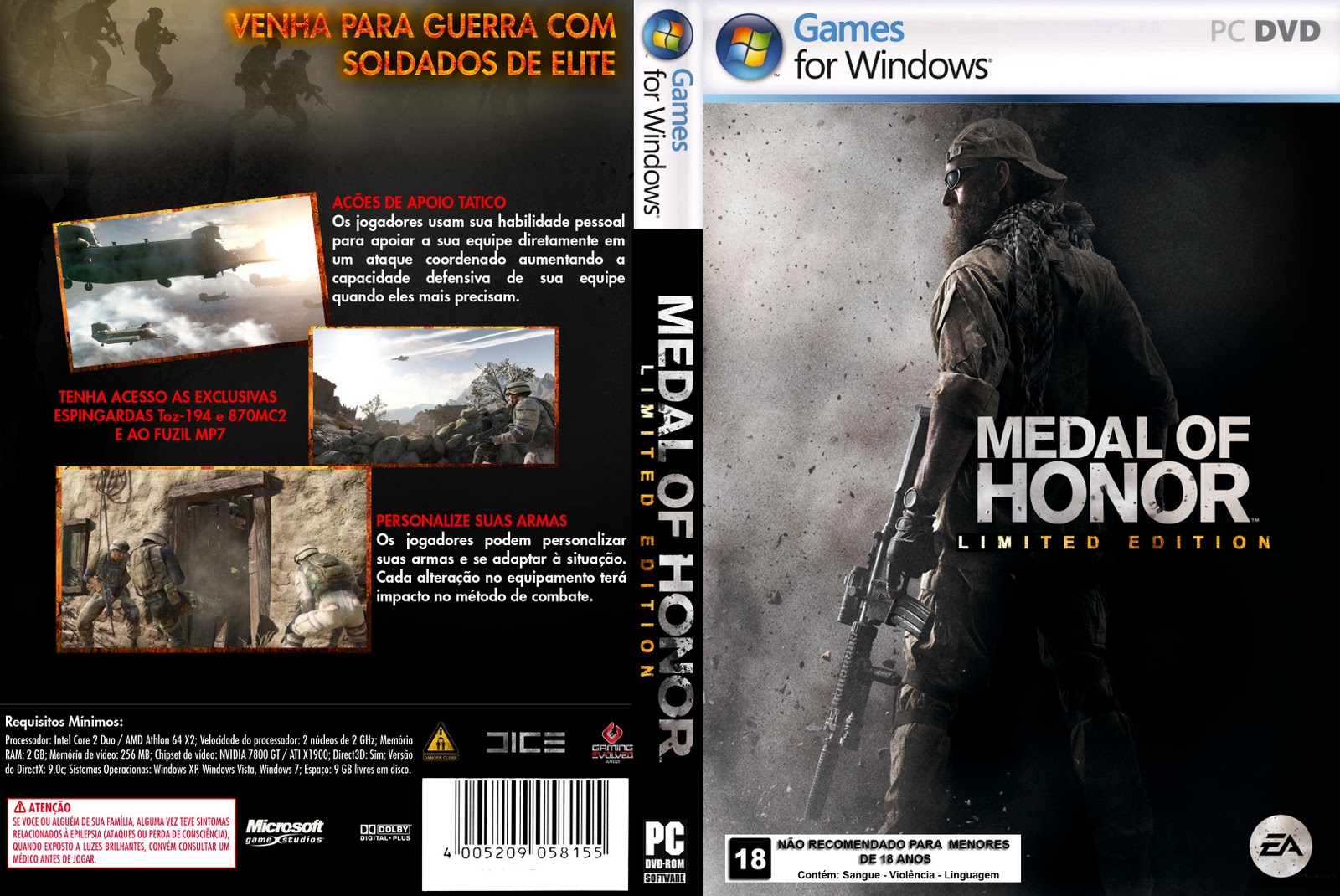 Medal of honor чит