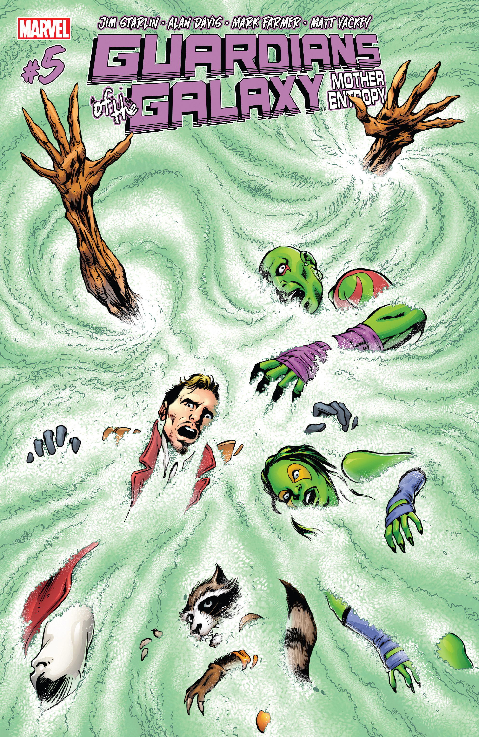 Read online Guardians of the Galaxy: Mother Entropy comic -  Issue #5 - 1