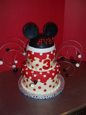Cake Toppers  Birthdays on Cup A Dee Cakes Blog  Minnie Mouse 2 Tier Cake