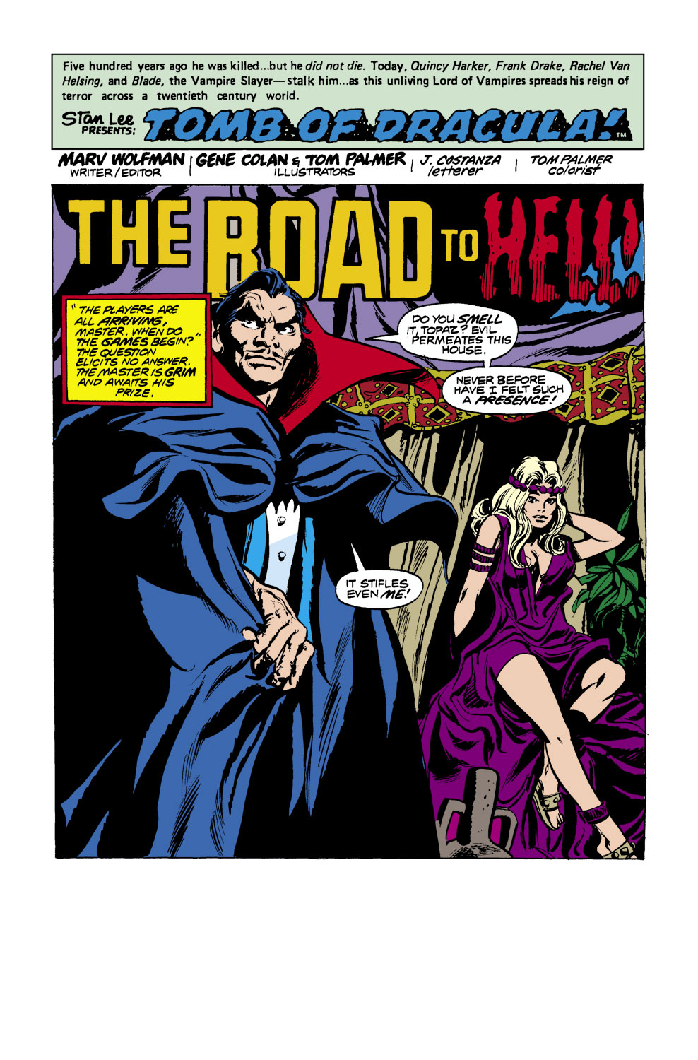 Read online Tomb of Dracula (1972) comic -  Issue #63 - 2