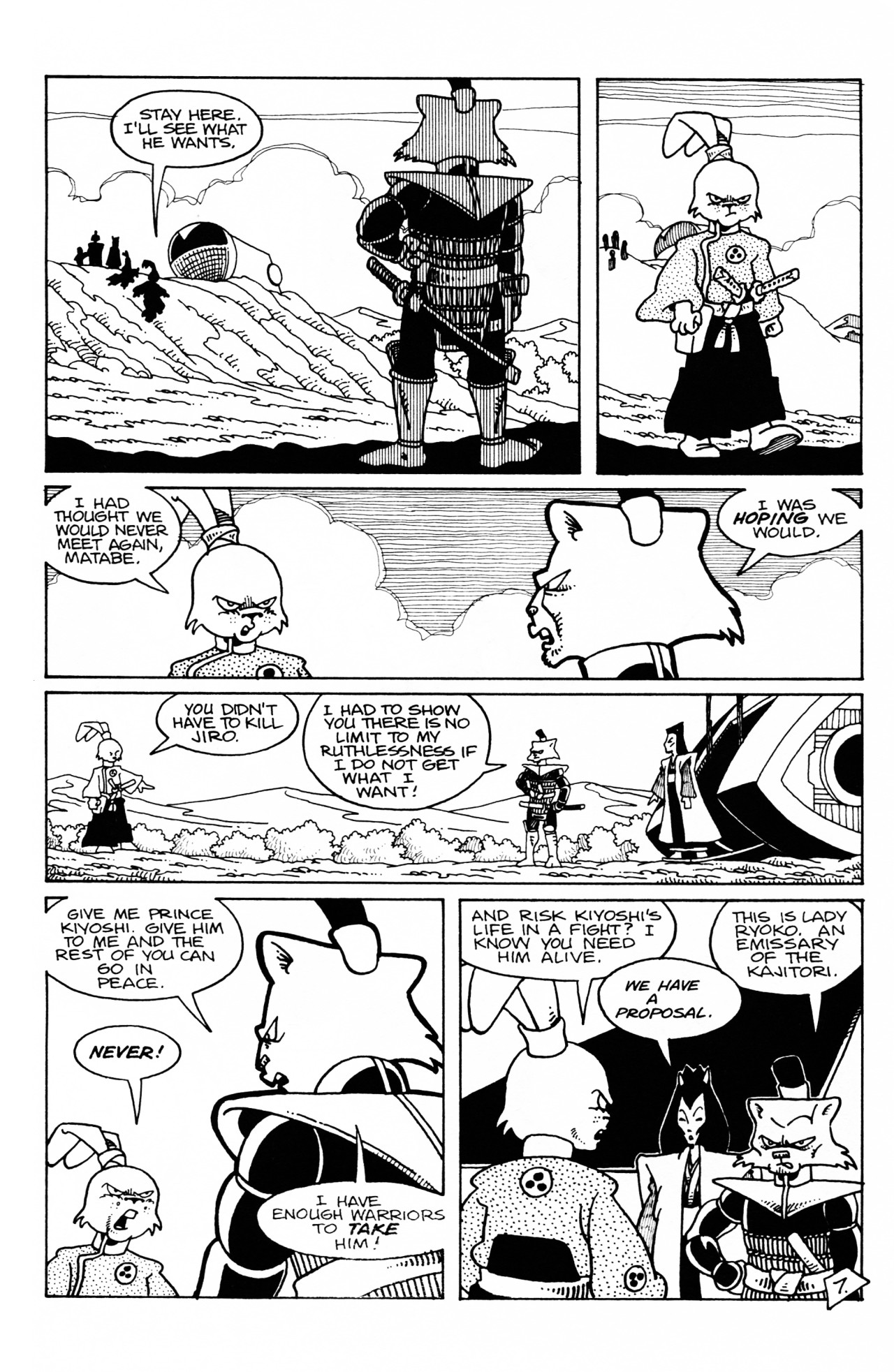 Read online Space Usagi (1992) comic -  Issue #3 - 9