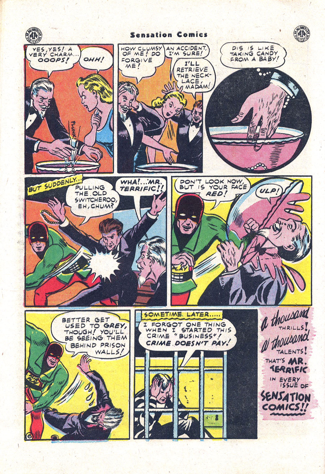 Read online Sensation (Mystery) Comics comic -  Issue #43 - 39