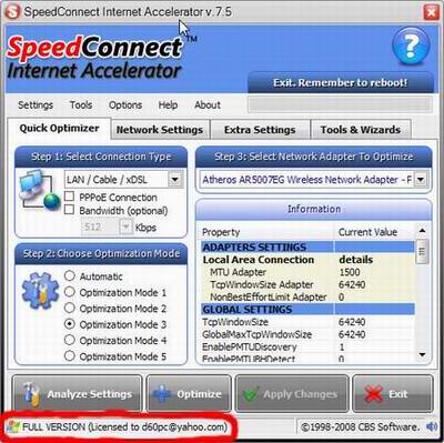 TÉLÉCHARGER SPEEDCONNECT INTERNET ACCELERATOR V7.5 2008 ACCELERATOR INTERNET 2008 SPEEDCONNECT TÉLÉCHARGER V7.5