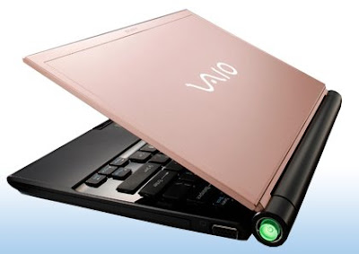 Sony VAIO TZ laptop pink