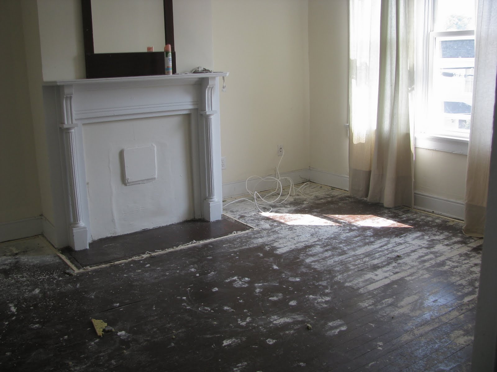 Remodelaholic Refinished Wood Floors Previously Under Carpet