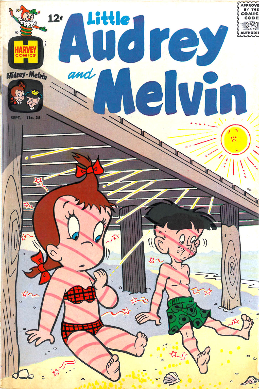 Read online Little Audrey And Melvin comic -  Issue #35 - 1